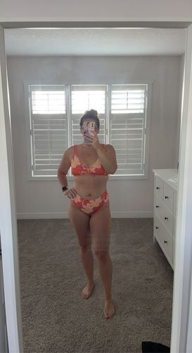 Customer photo review of 'Empower' Mid Rise Cheeky Bikini Bottom