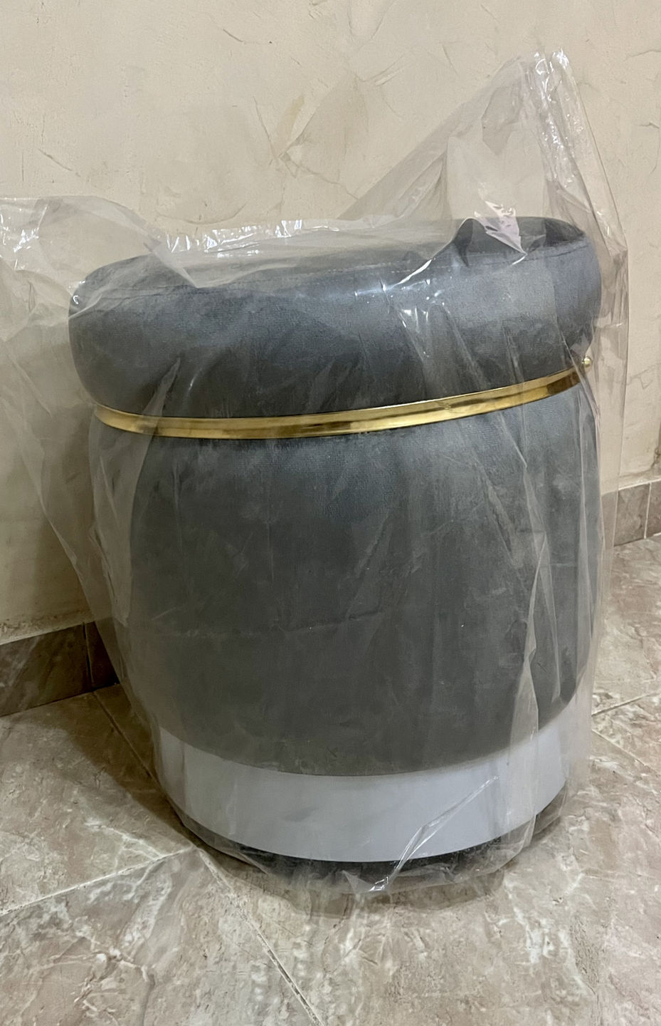 Customer photo review of بوف دائري - رمادي - AC95