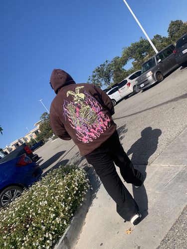 Customer photo review of Pray For Me Hoodie (BROWN)