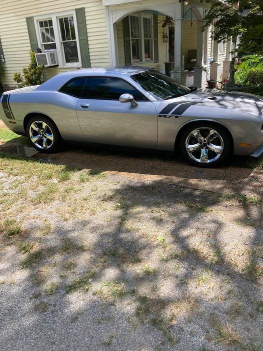 Customer photo review of R/T fender side hash marks racing stripes fits Dodge Challenger 2008-2014