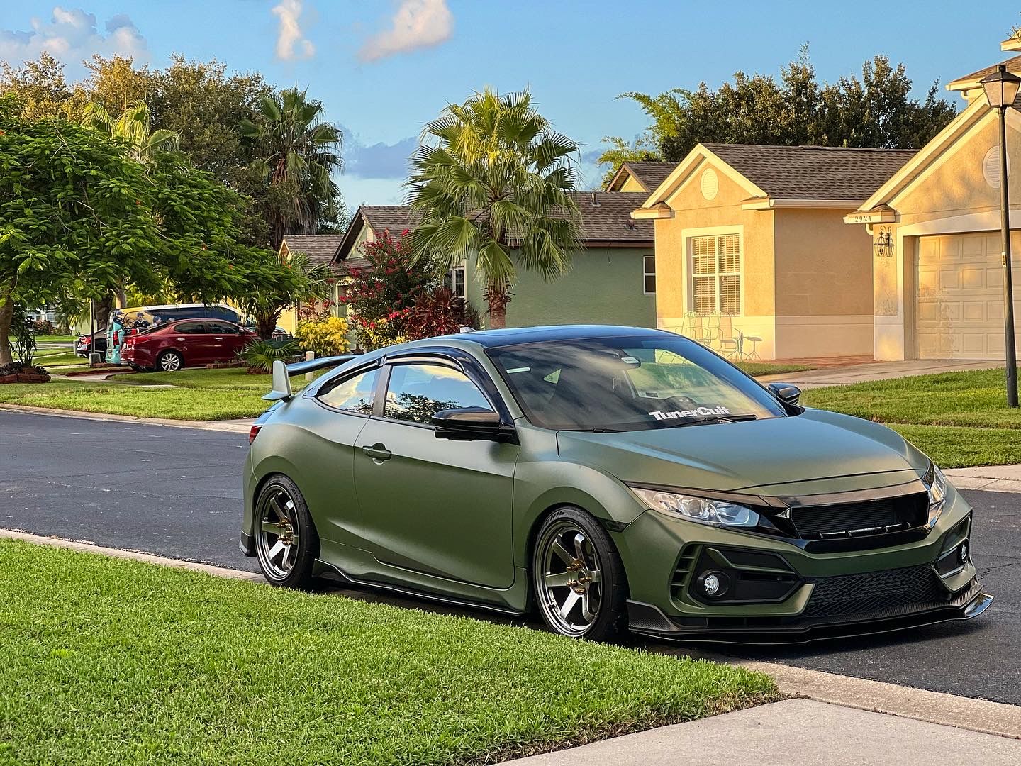 Customer photo review of Matte Military Green Vinyl Wrap