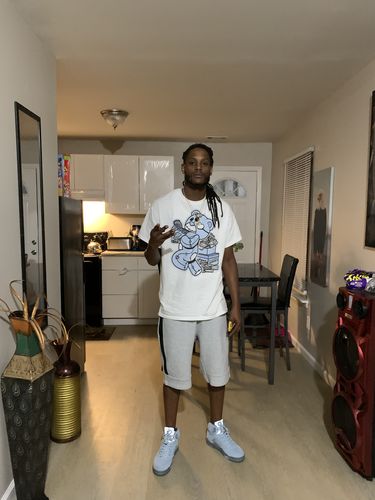 Customer photo review of B.E.A.R Unisex Shirt Match Jordan 5 “Blue Bird”