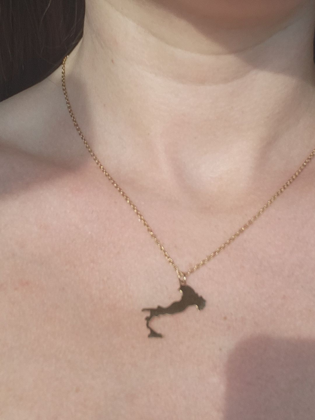 Customer photo review of Nations Kette | 18K vergoldet | Filigran