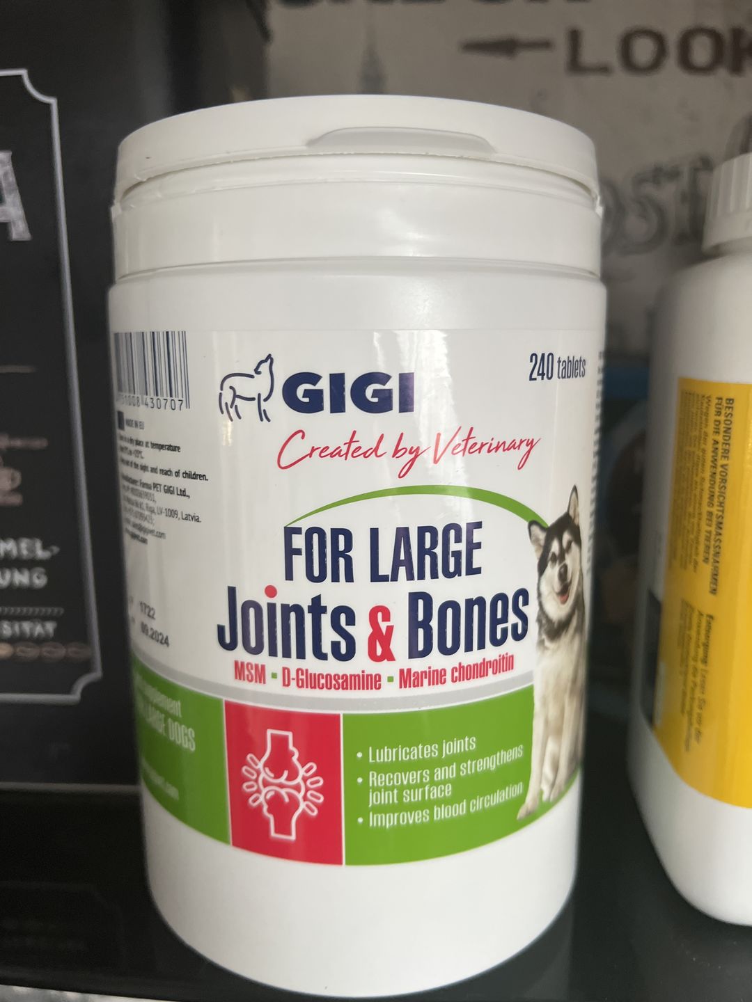 Customer photo review of For Large Joints & Bones | Dog Supplement for Large Dogs