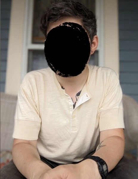 Customer photo review of 1890s Slub Cotton Henley T-Shirt