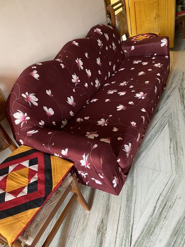 Customer photo review of Elastic Couch Cover