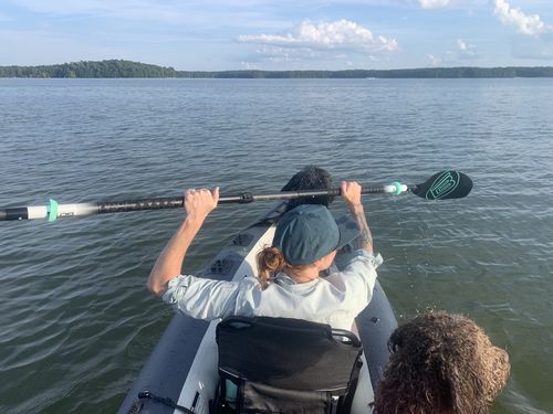 Customer photo review of BOTE 5 Piece Adjustable Kayak Paddle