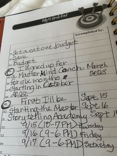 Customer photo review of Success Journal: Black Stripes