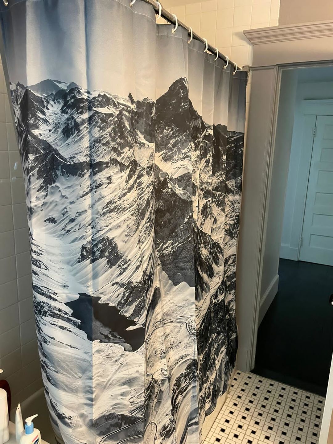 Customer photo review of Cortina de Baño Cordillera de Los Andes