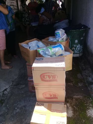 Customer photo review of Cesta Básica Econômica Kit