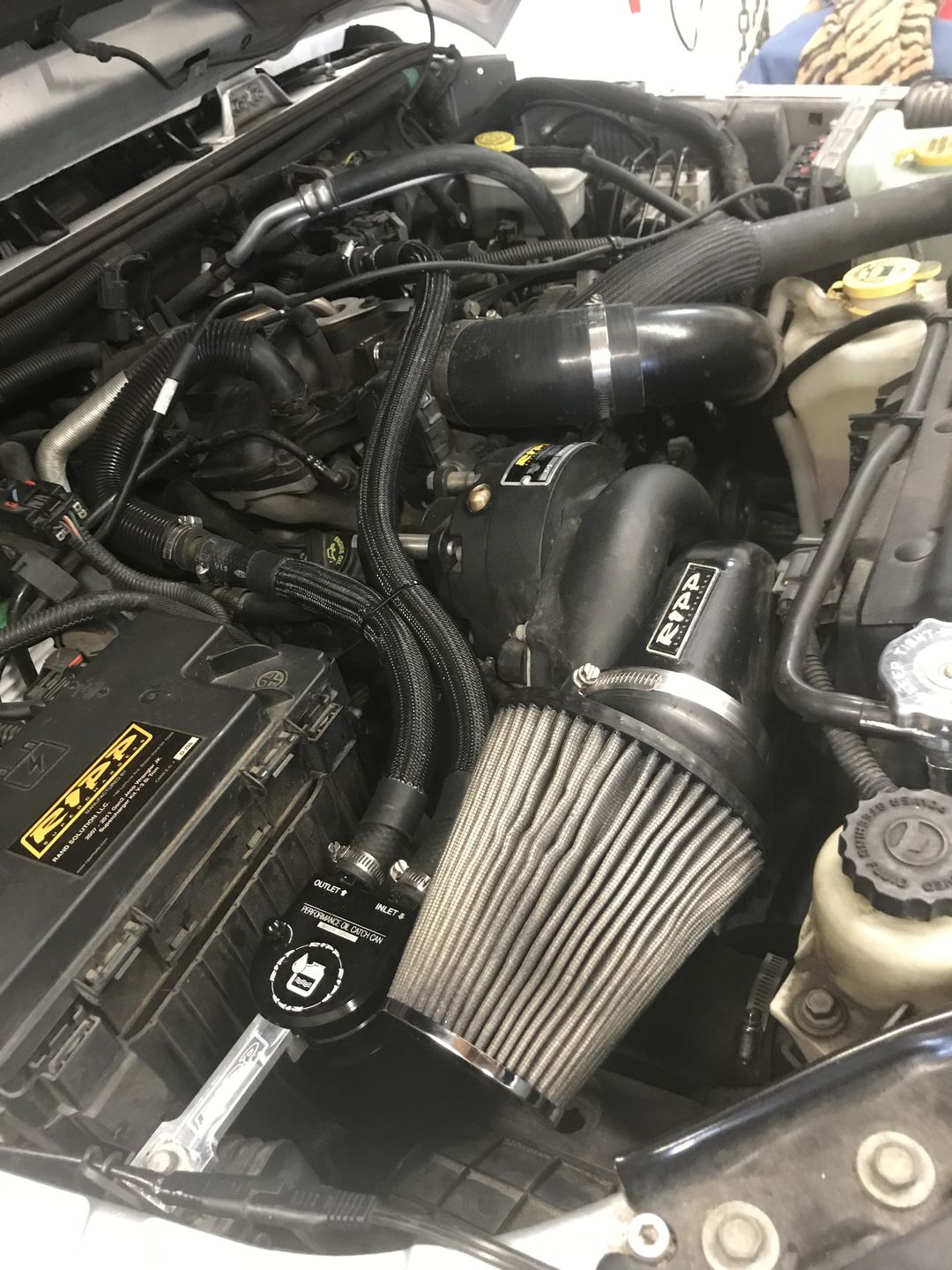 Customer photo review of 2007-2011 Jeep Wrangler 3.8L JK Catch Can Kit