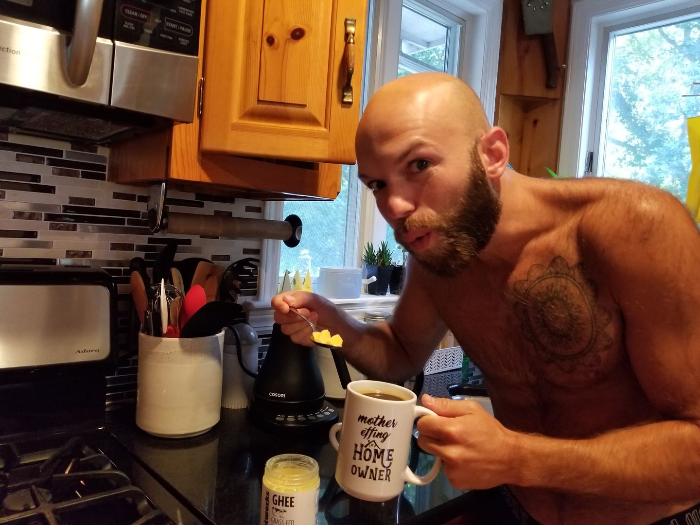 Customer photo review of Organic Grass Fed Cultured Cow Milk Ghee (7.5 oz)