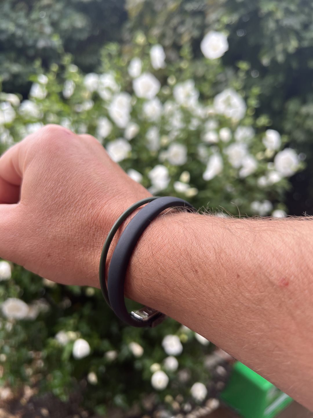 Customer photo review of Limited Edition! Balance Band™ DARK OLIVE mit Bernstein