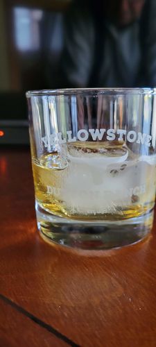 Customer photo review of Yellowstone Dutton Ranch Bozeman Montana - Old Fashioned Whiskey Rocks Bourbon Glass