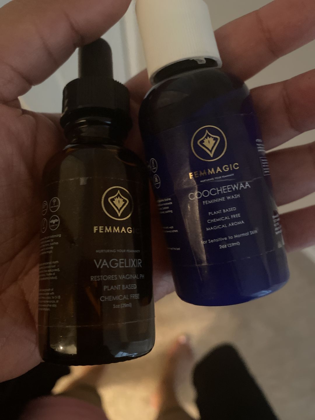 Customer photo review of Coocheewa + Vagelixir Travel Size  - Bundle