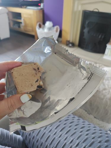 Customer photo review of Cashew Cookie Dough Protein Bar