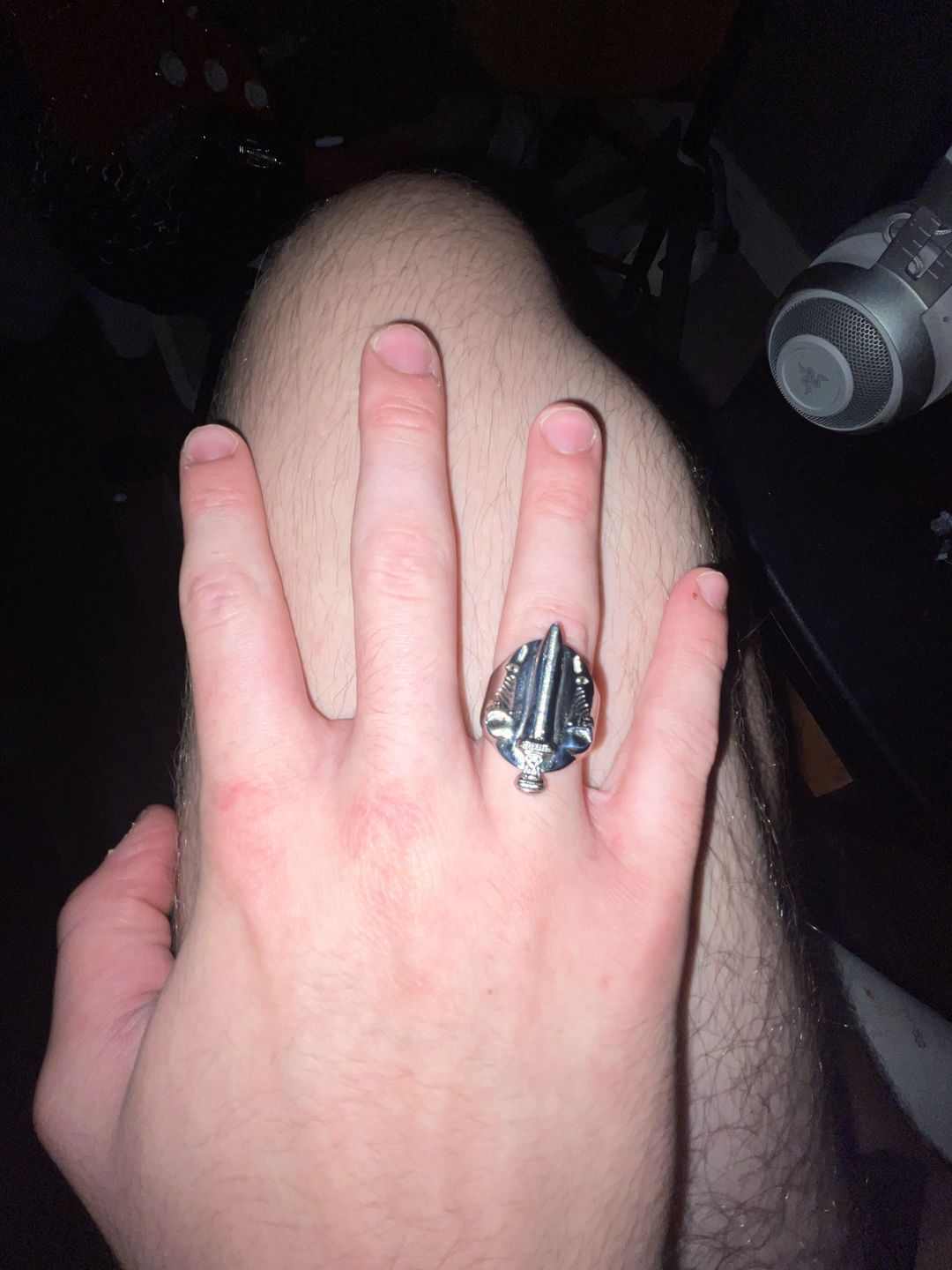 Customer photo review of CATACOMB SWORD RING