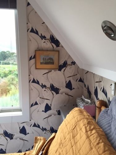 Customer photo review of Stork Wallpaper - 3 Colours