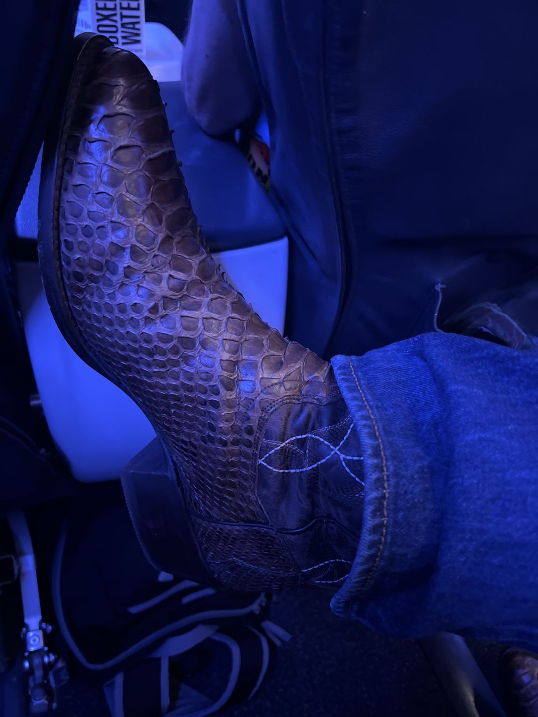 Customer photo review of Men's Manning Python Western Boots