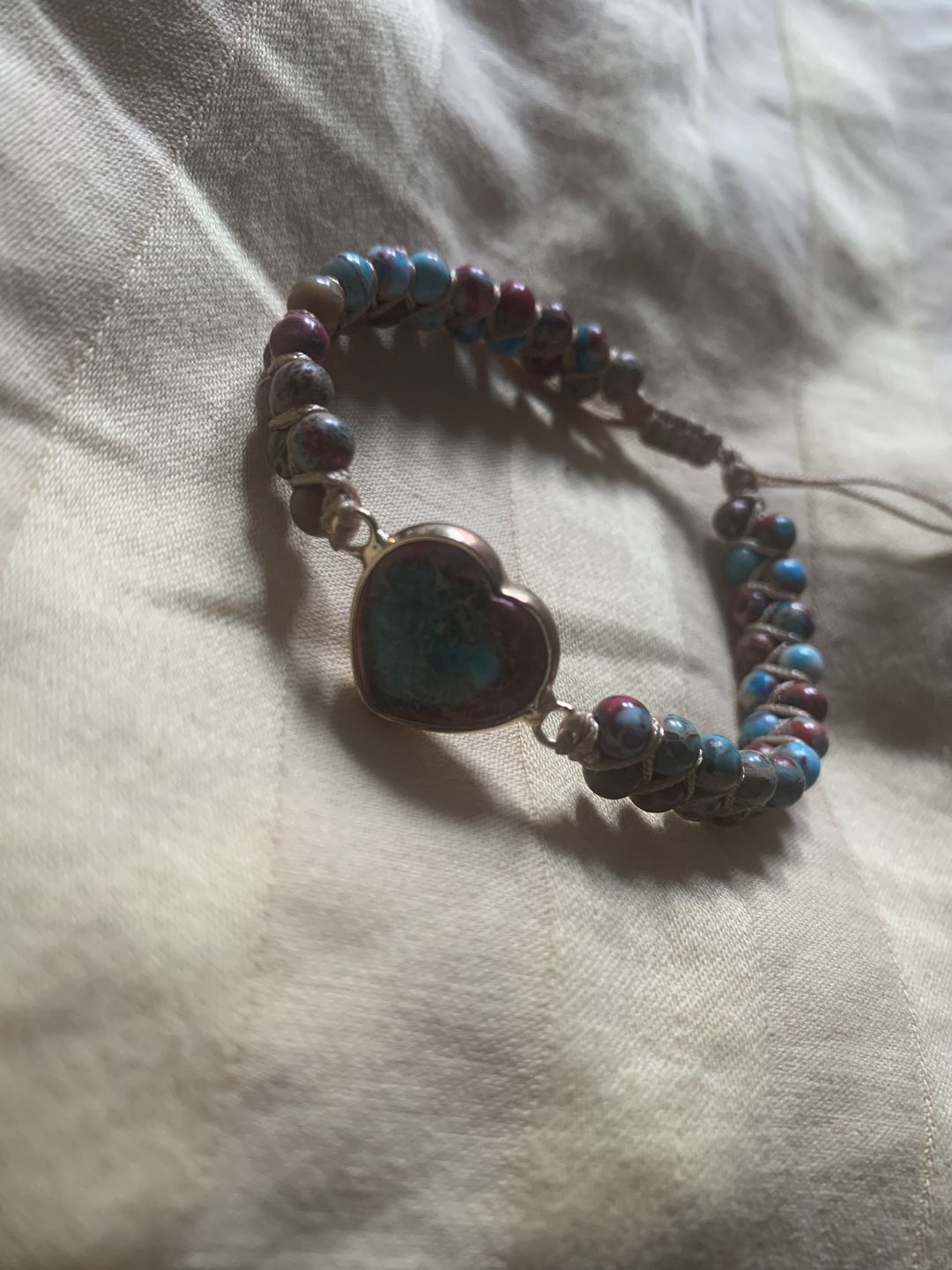 Customer photo review of Healing Heart Jasper Bracelet