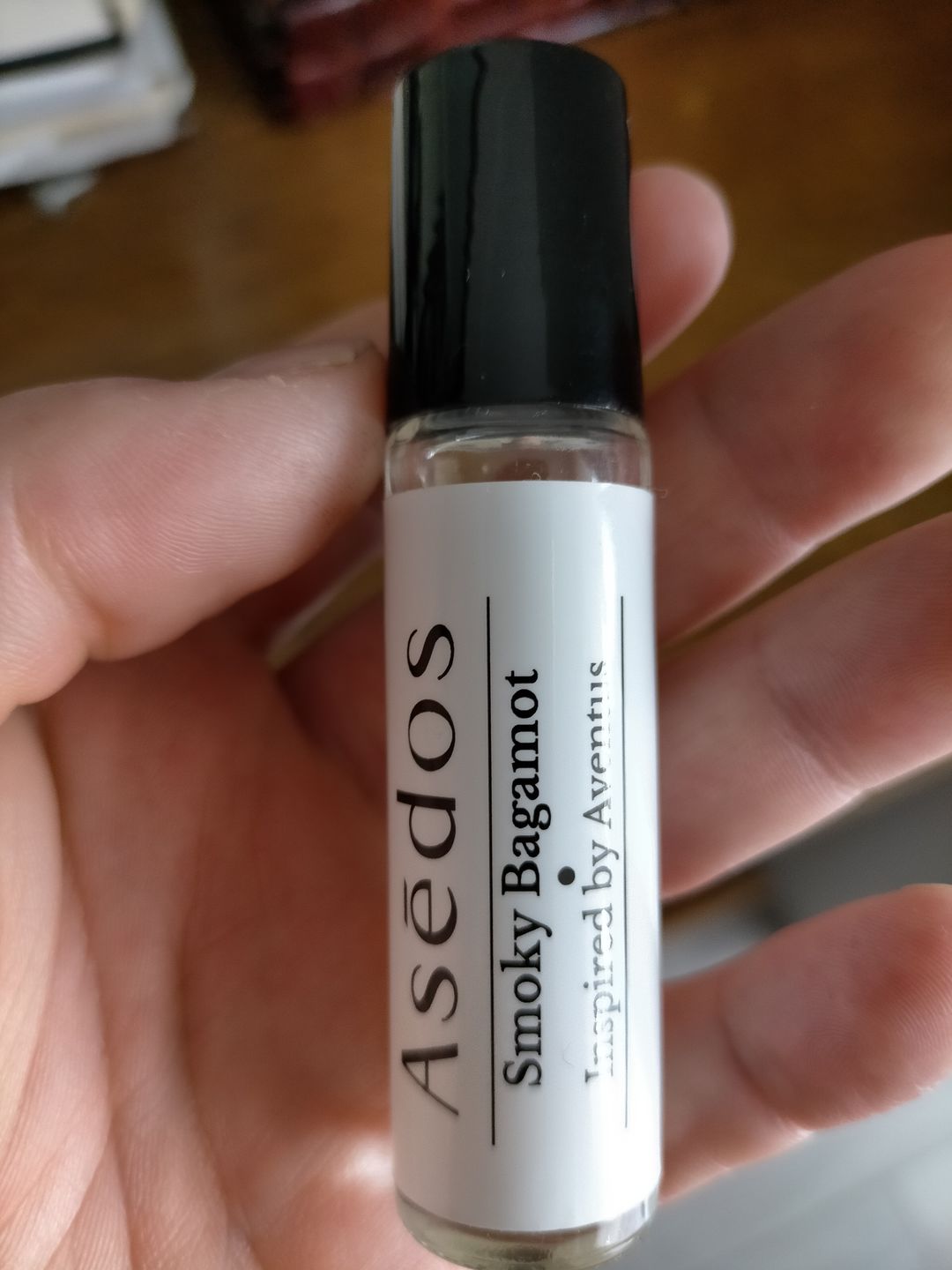 Customer photo review of ALMOND VANILLA PERFUME OIL