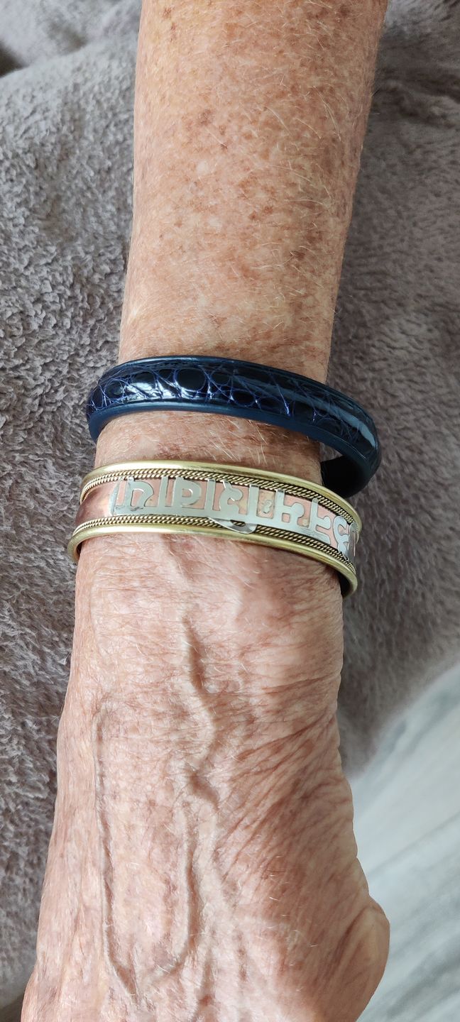 Customer photo review of Bracelet Tibétain | Mantra OM MANI | Sanskrit Cuivre
