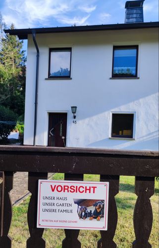 Customer photo review of Personalisierbares -Foto- Schild "Meins"