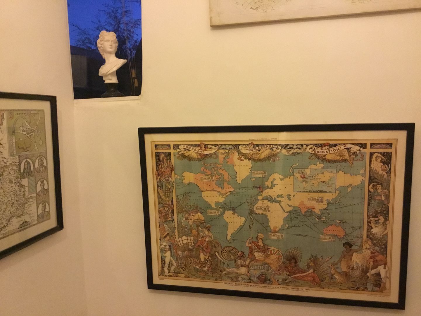 Customer photo review of Old British Empire World Map, 1886 - Queen Victoria Jubilee Wall Chart by the "Graphic"