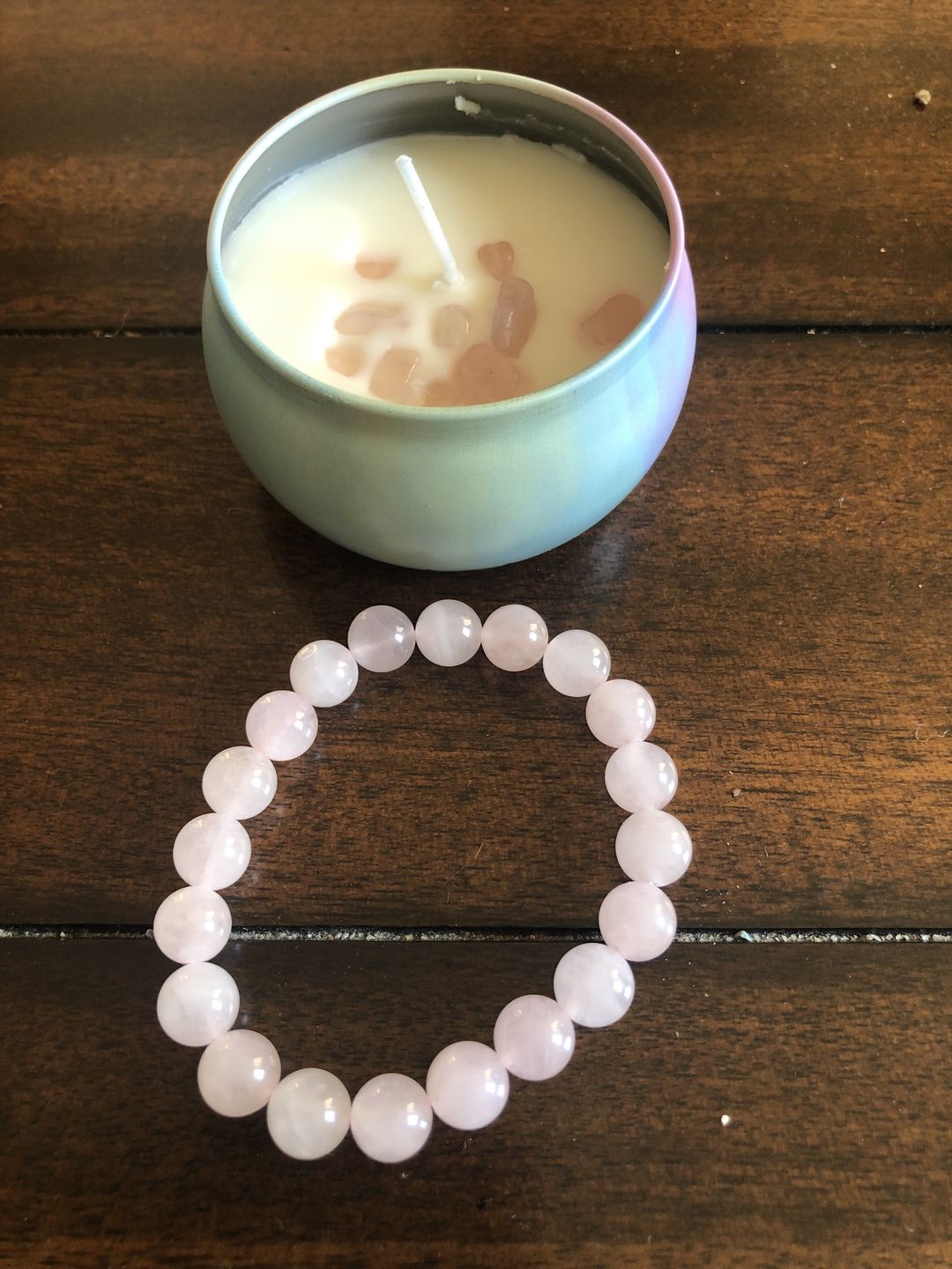 Customer photo review of Restore Your Emotional Love & Beauty Rose Quartz Ritual Set