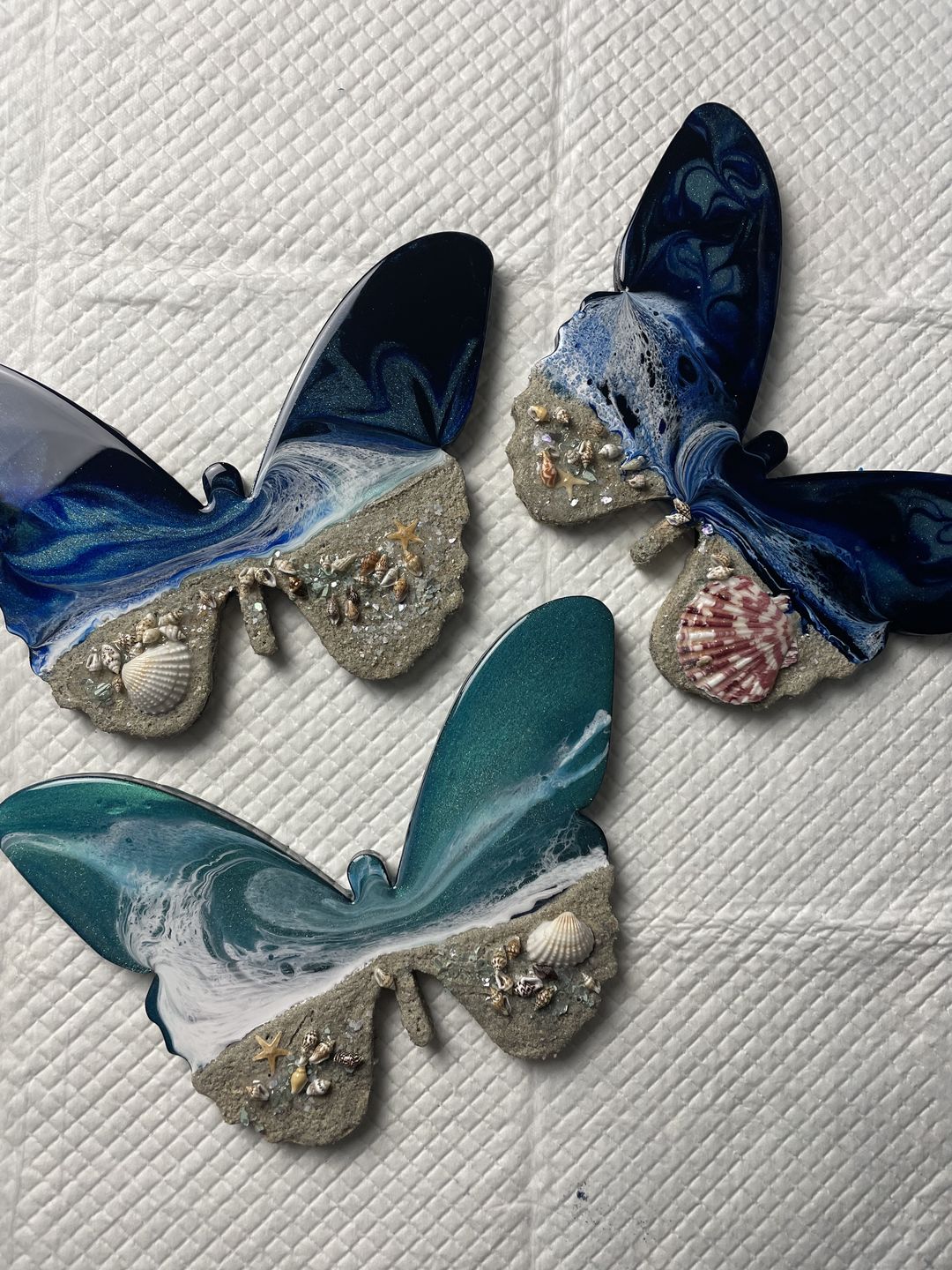 Customer photo review of Unfinished Wood Butterfly Silhouette - Craft- up to 24" DIY