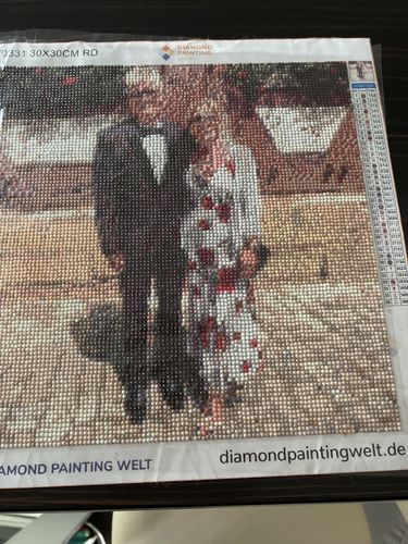 Kundenbewertung mit Foto zu Eigenes Foto Diamond Painting