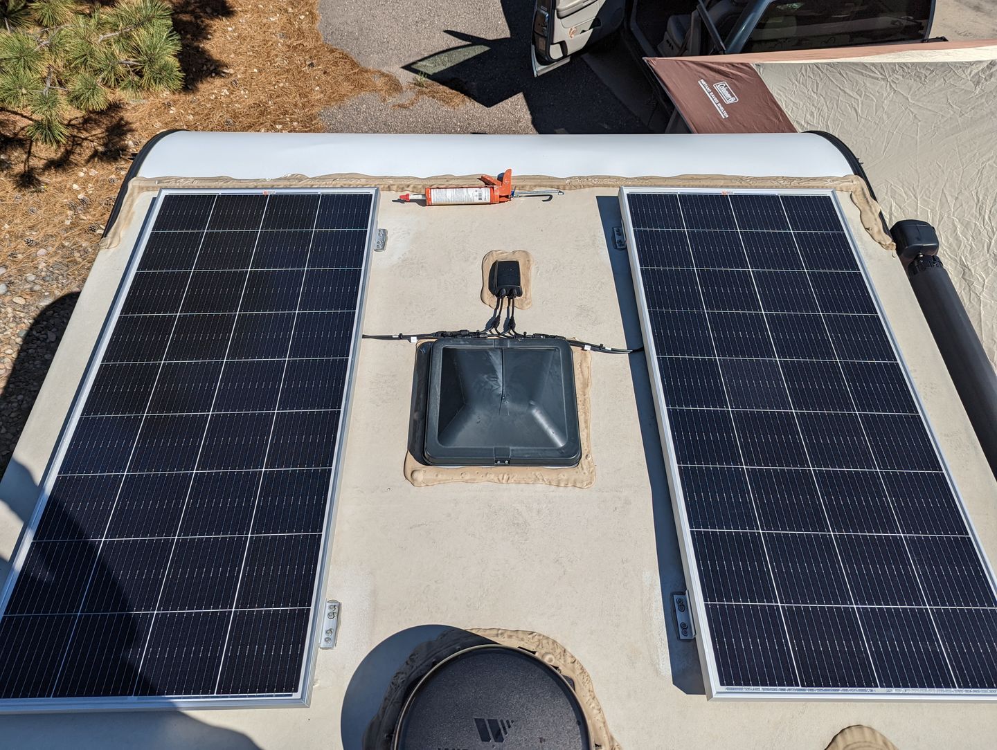 Customer photo review of RICH SOLAR MEGA 200 Watt Monocrystalline Solar Panel | Best 12V Panel for RVs and Off-Grid | 25-Year Output Warranty | UL Certified
