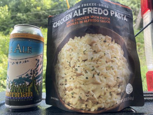 Customer photo review of Chicken Alfredo
