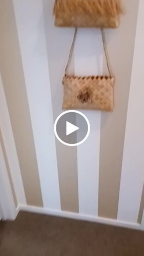 Customer video review of Stripes Wallpaper - 8 colours available