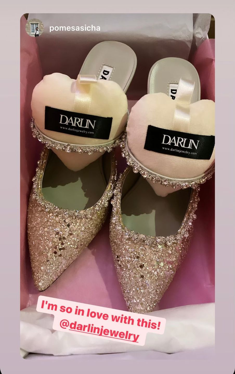 Customer photo review of BEIGE DARLIN SATIN