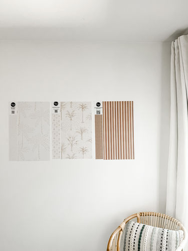 Customer photo review of Bohemian Palms Wallpaper