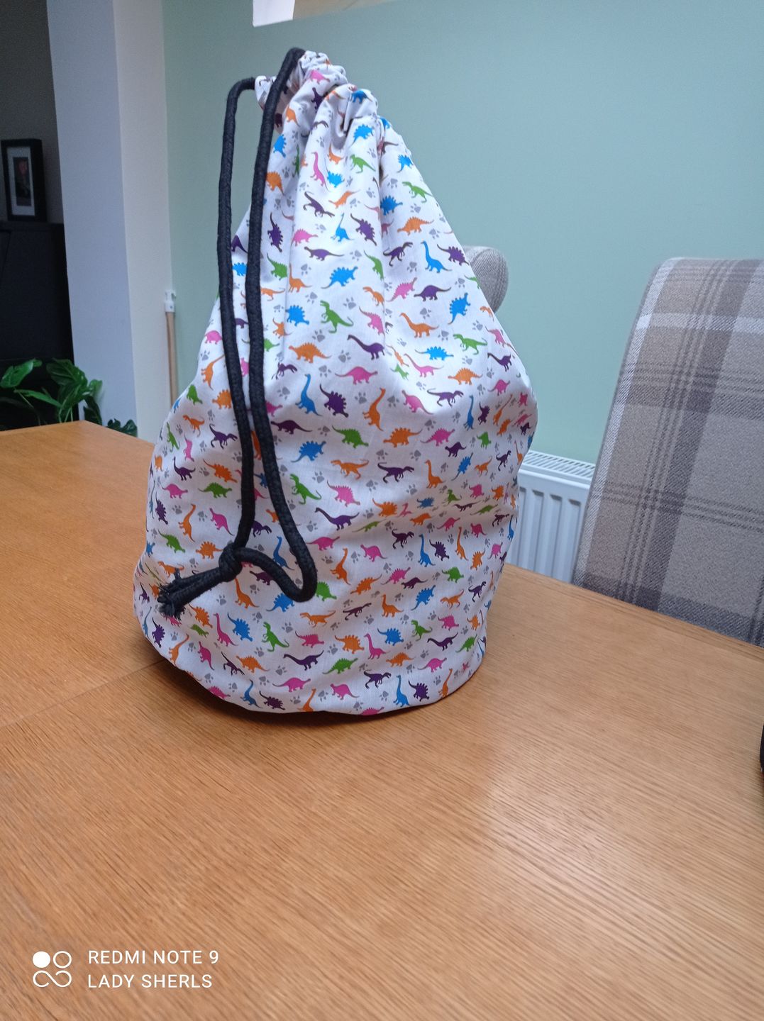 Customer photo review of Mini Dinosaurs Polycotton Fabric