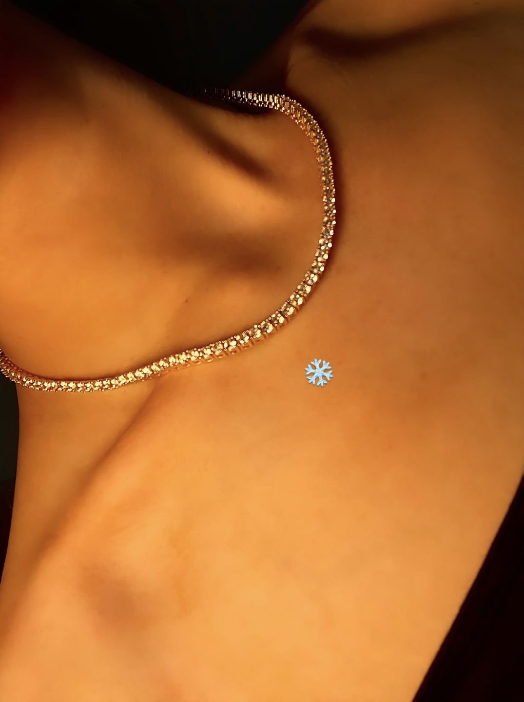 Customer photo review of ICE BREAKER. - 3MM 18K GOLD