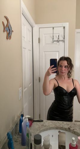 Customer photo review of Kylie Corset Dress (BLACK)