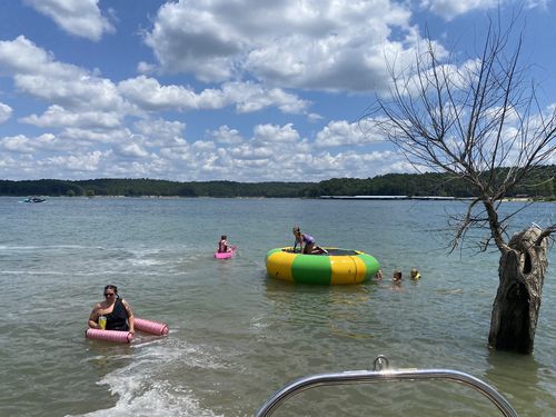 Customer photo review of 10FT Water Bouncer Trampoline