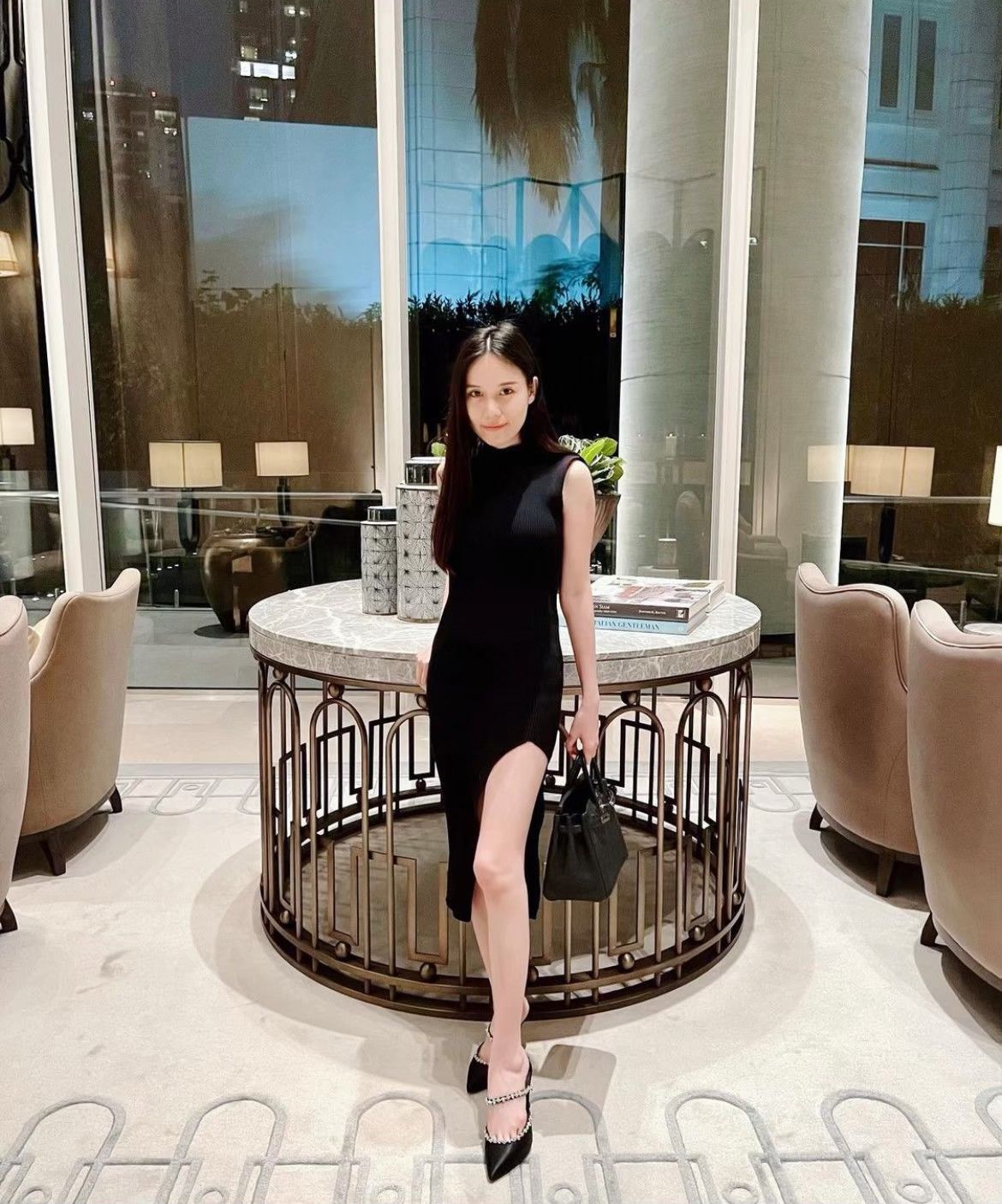 Customer photo review of BLACK DARLIN SATIN