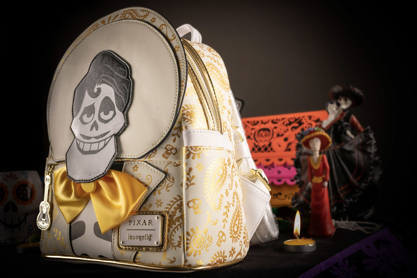 Customer photo review of 707 Street Exclusive - Loungefly Disney Pixar Coco Ernesto Cosplay Mini Backpack - December Preorder