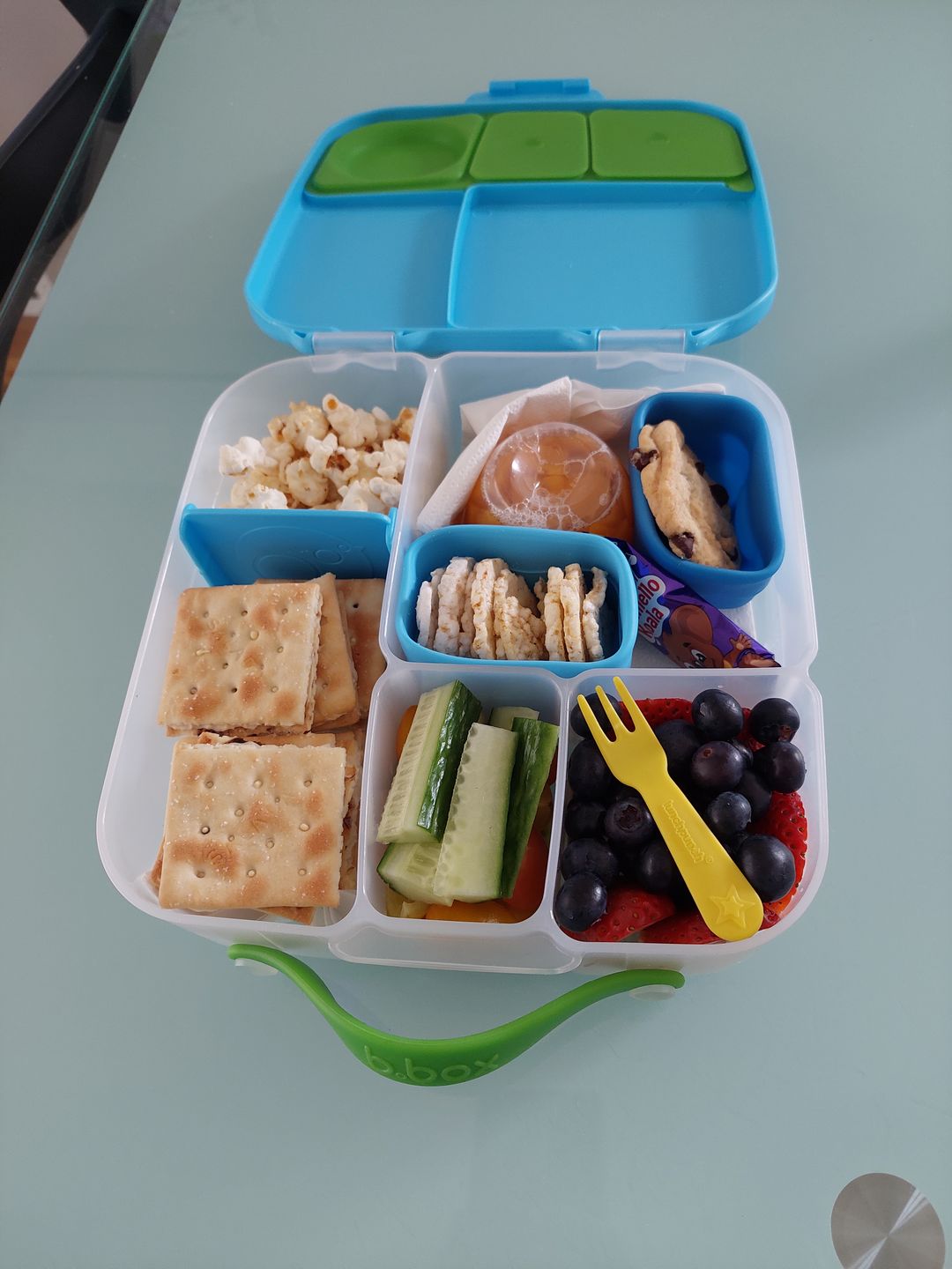 Customer photo review of b.box Bento Lunchbox  – Ocean Breeze