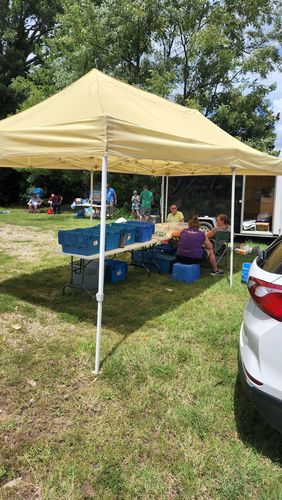Customer photo review of MASTERCANOPY Heavy Duty Pop-up Canopy Tent with Sidewalls