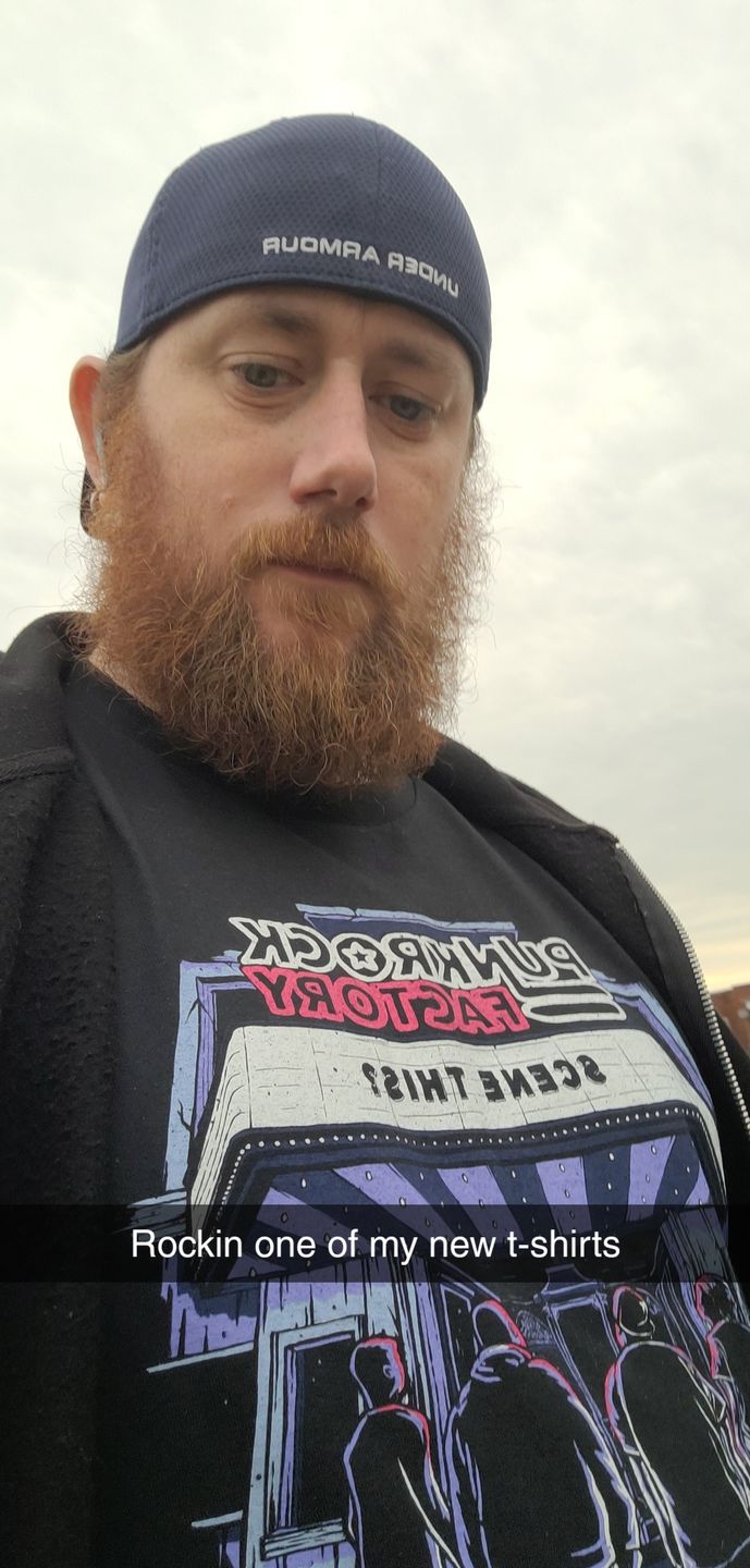 Customer photo review of PRF Logo Tee