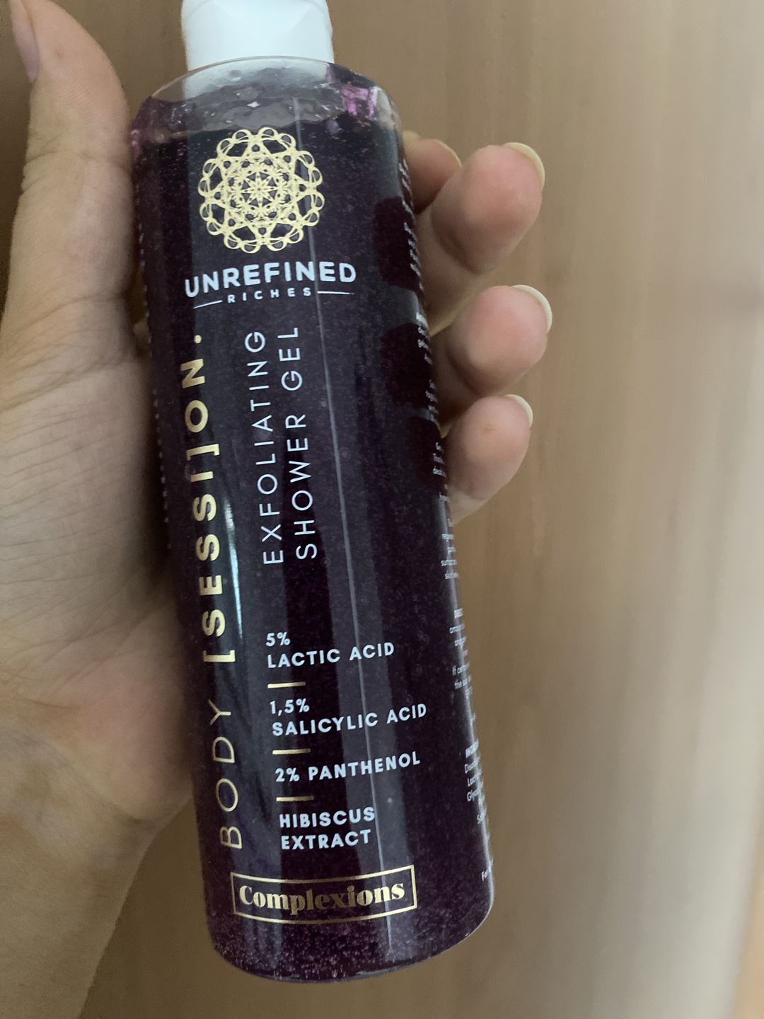 Customer photo review of BODY [SESSI]ON. - Exfoliating Shower Gel