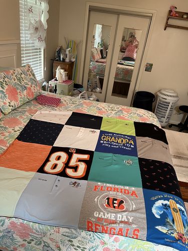 Customer photo review of Classic T-Shirt Blanket