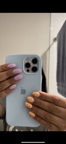 Customer photo review of iPhone Silicone Case (Sky Blue)