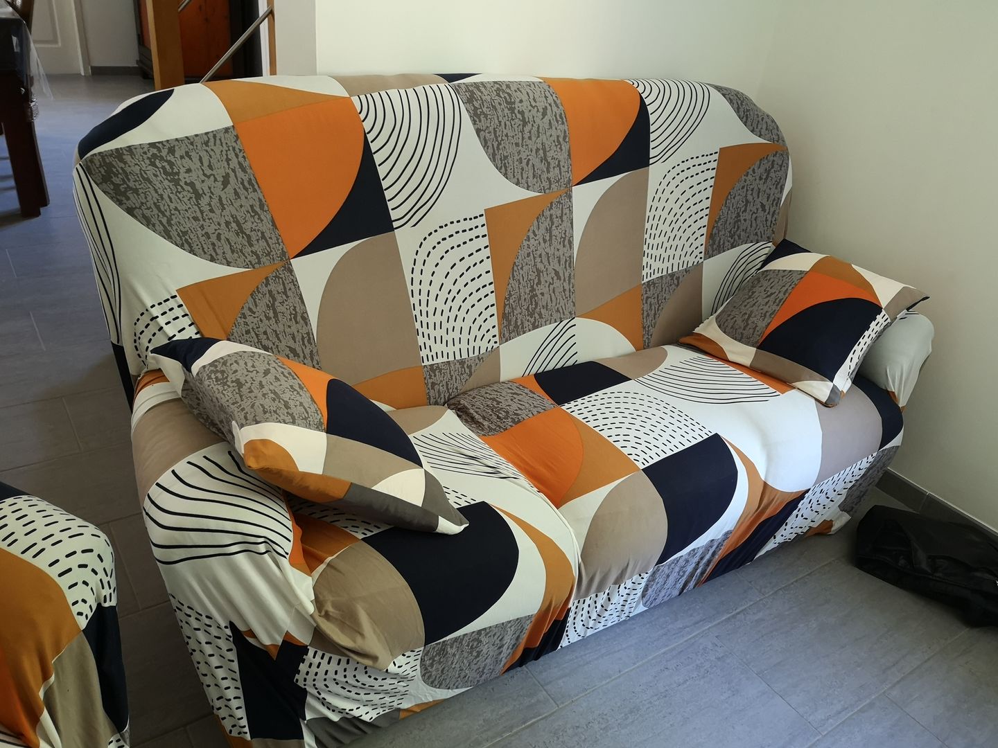 Customer photo review of Vintage - Housses Extensibles de Fauteuil et Canapé