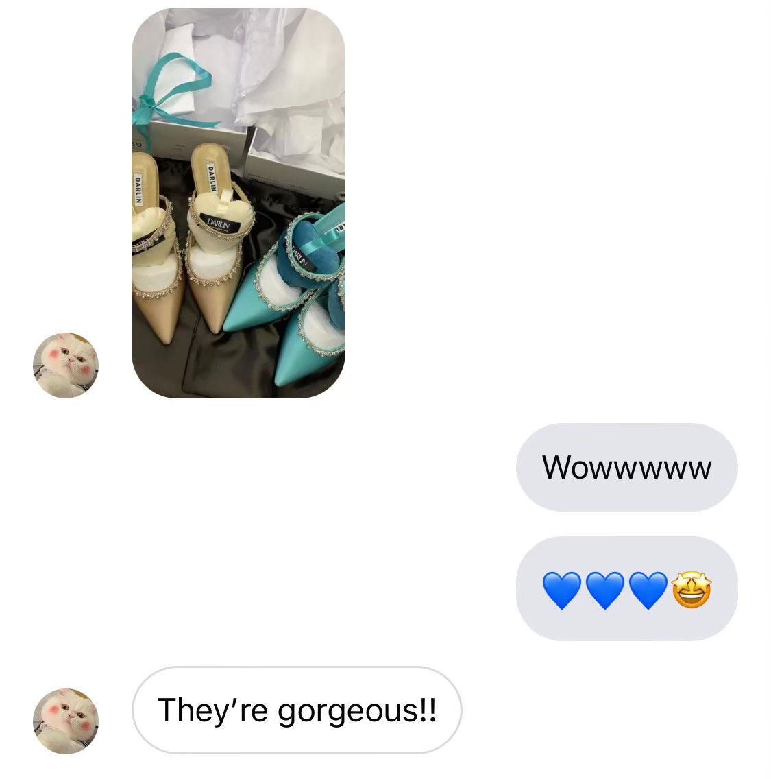 Customer photo review of BEIGE DARLIN SATIN